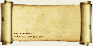 Kristina Hrnjaković vizit kartica